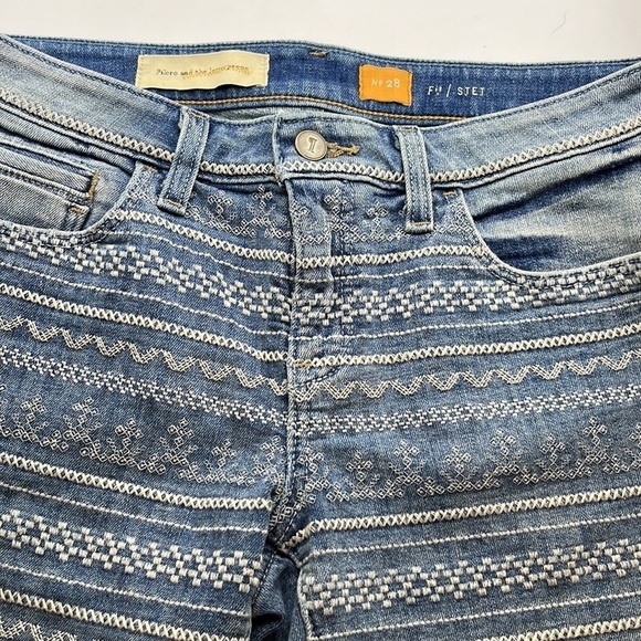 Pilcro And The Letterpress Anthropologie Fit Stet Size 28 - Picture 15 of 16